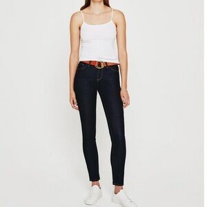 AG Andriano Goldschmied | The Prima Mid Rise Black Cigarette Jeans 25R
